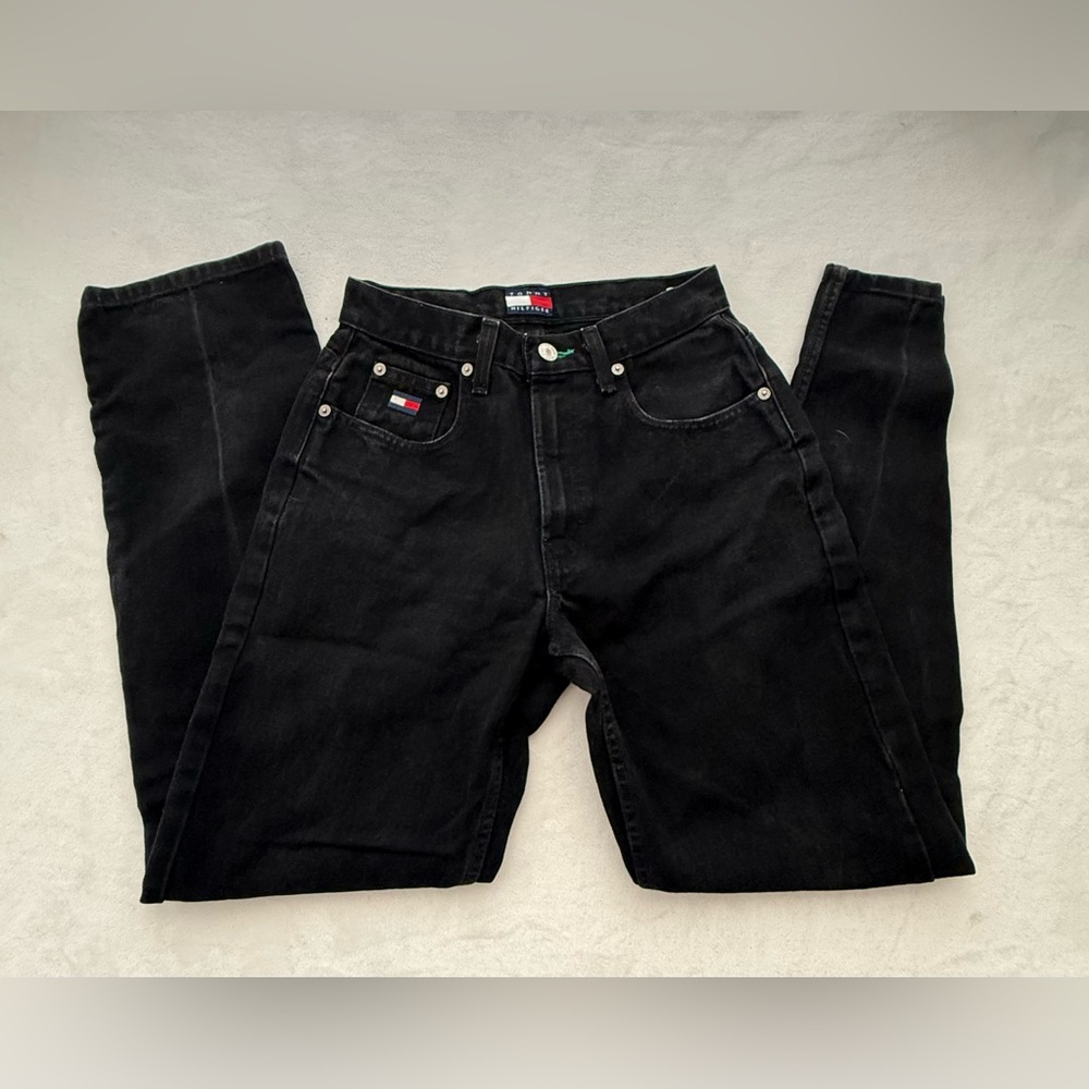 Tommy Hilfiger Women's Black High-Rise Jeans